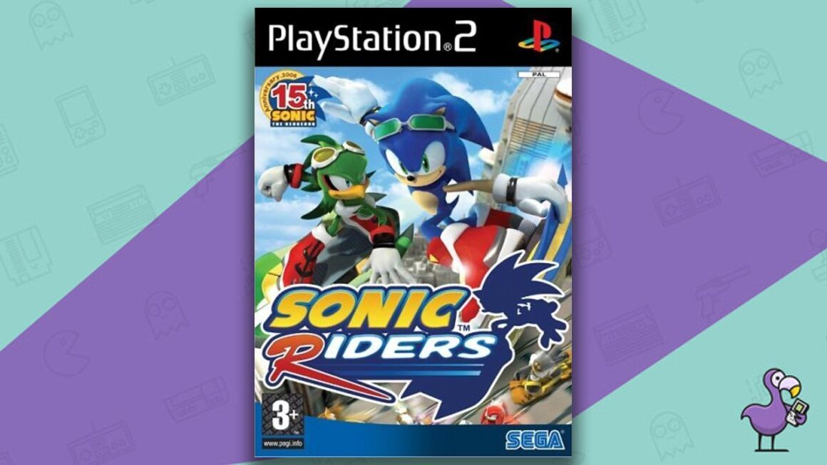 Los mejores juegos de carreras de PS2: carátula del juego Sonic Riders