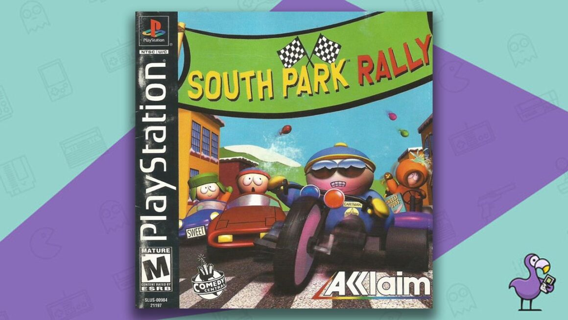 Los mejores juegos de carreras de PS1 - Carátula del juego South Park Rally