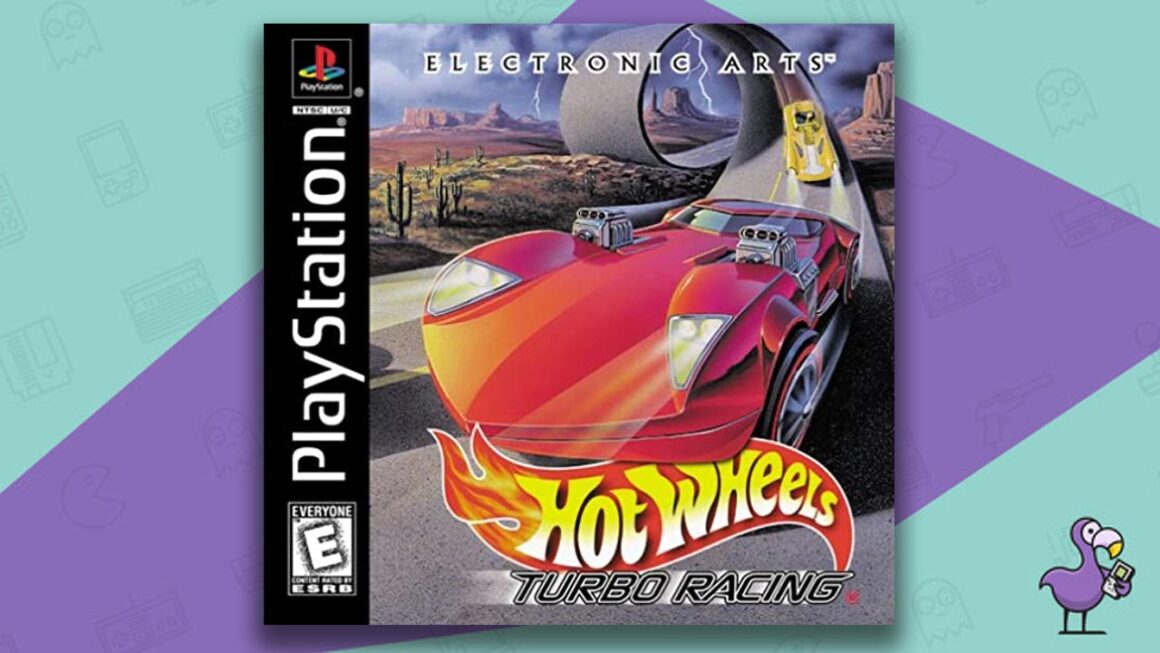 Los mejores juegos de carreras de PS1 - Carátula del juego Hot Wheels Turbo Racing