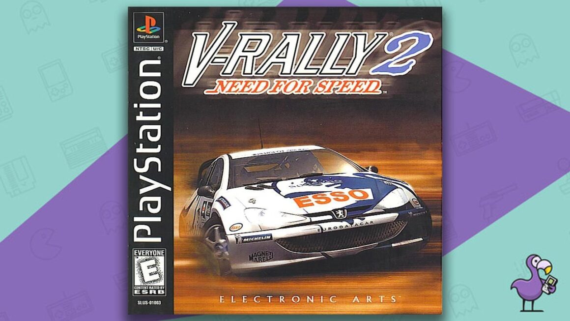 Los mejores juegos de carreras de PS1 - Need for Speed: carátula del juego V-Rally 2
