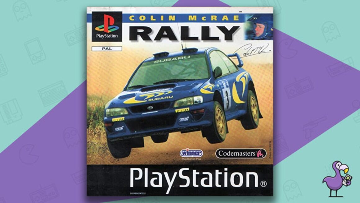 Los mejores juegos de carreras de PS1: portada del juego Colin Mcrae Rally