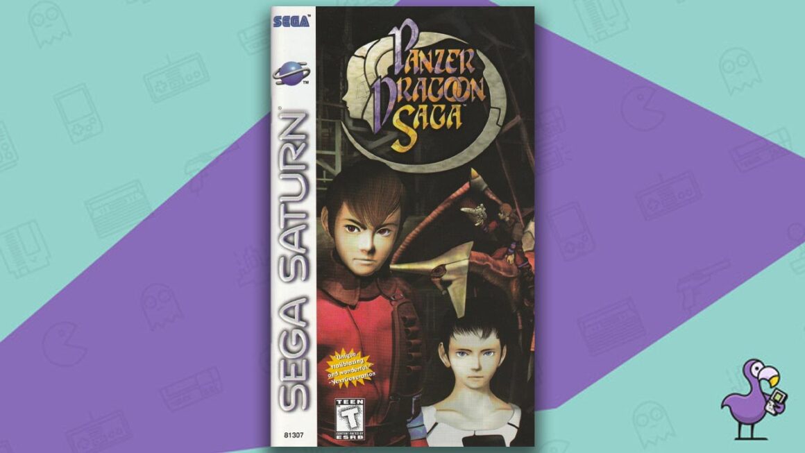 Los mejores juegos de rol de Sega Saturn - Arte de portada de la caja del juego Panzer Dragoon Saga