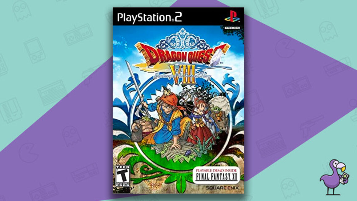 Los mejores juegos de Dragon Quest - Dragon Quest VIII: Journey Of The Cursed King PS2 Game Case