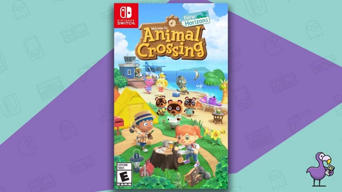 Los mejores juegos de Nintendo Switch - Animal Crossing: New Horizons Game Case Cover Art