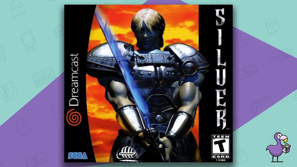mejores juegos de Dreamcast - Arte de portada de la caja del juego de plata