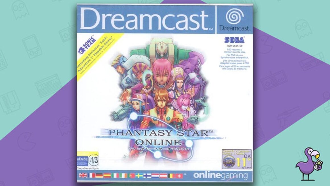 mejores juegos de Dreamcast - Phantasy Star Online
