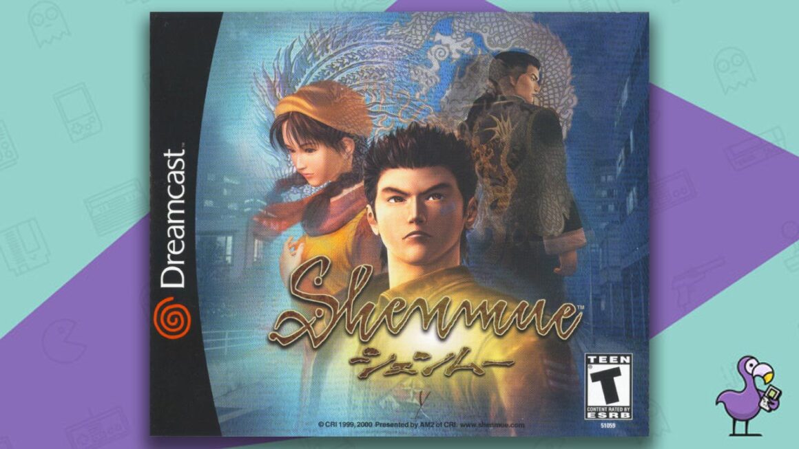 mejores juegos de Dreamcast - arte de portada de la caja del juego shenmue