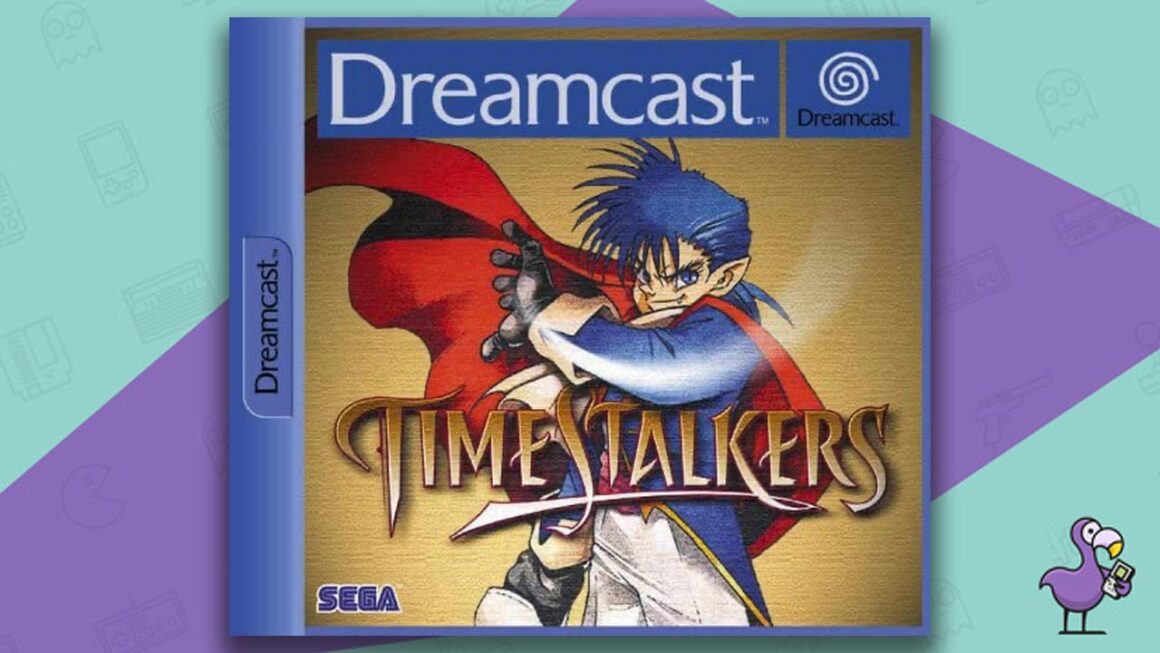 mejores juegos de Dreamcast - Arte de portada de la caja del juego Time stalkers