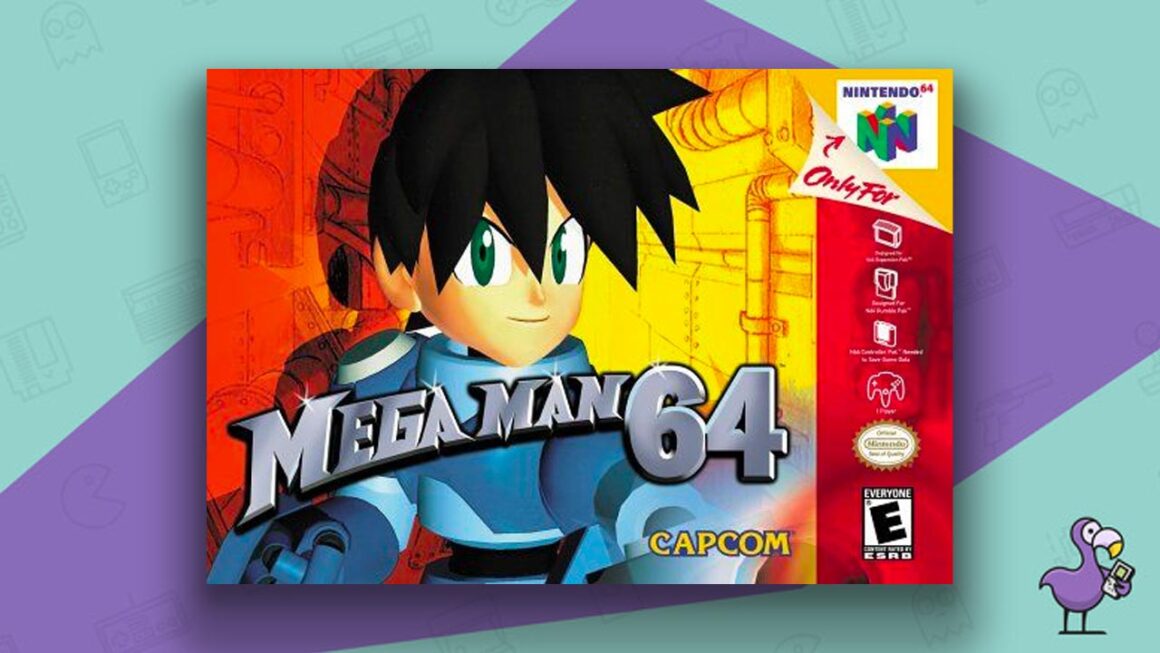 Los mejores juegos de Mega Man - Mega Man 64 N64 Game Case