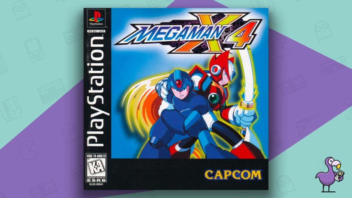 Los mejores juegos de Mega Man - Mega Man X4 Game Case PS1