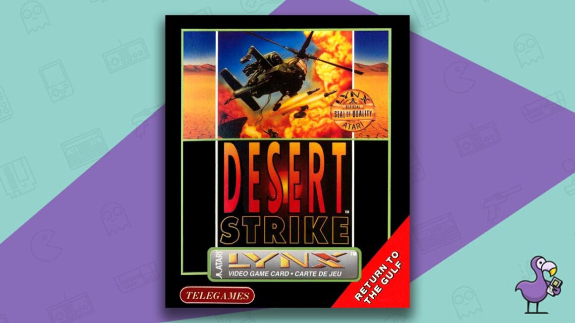 Los mejores juegos de Atari Lynx: portada del juego Desert Strike