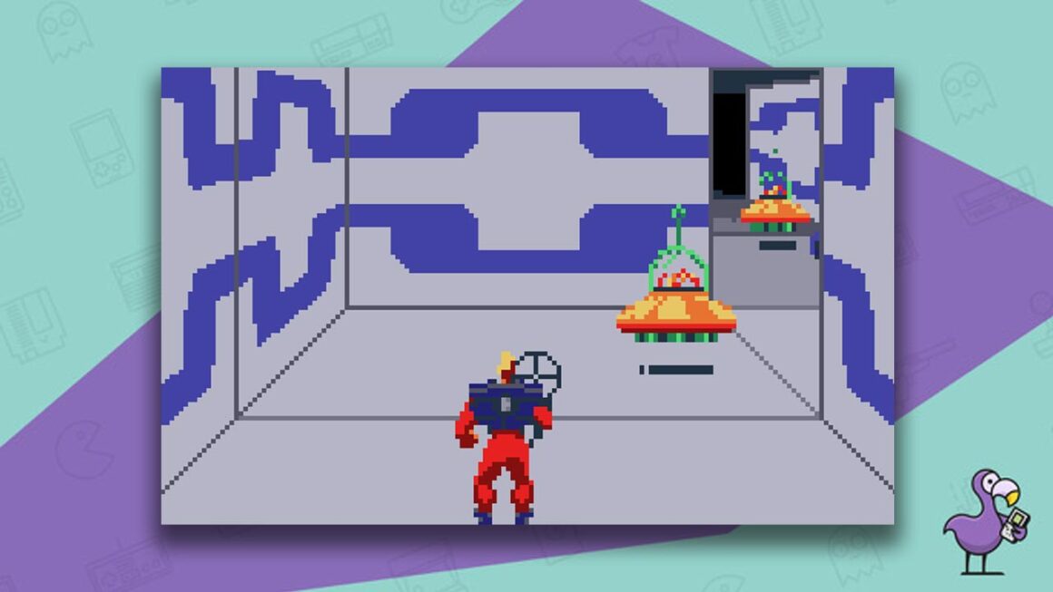 Los mejores juegos de Atari Lynx: arte de portada de la caja del juego Robotron 2084