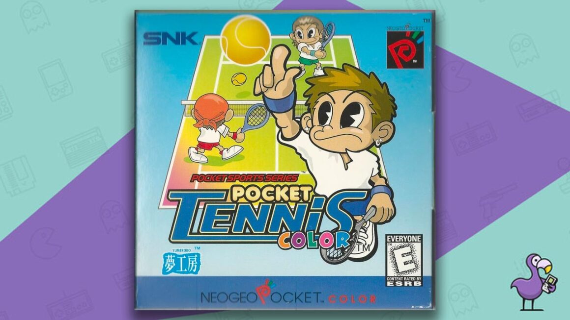 Los mejores juegos de bolsillo de Neo Geo: portada de la caja del juego Pocket Tennis Color