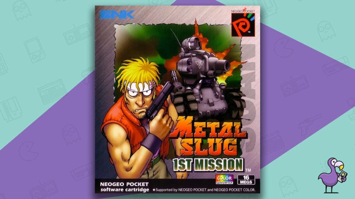 Los mejores juegos de bolsillo de Neo Geo - Metal slug 1st mission game case cover art