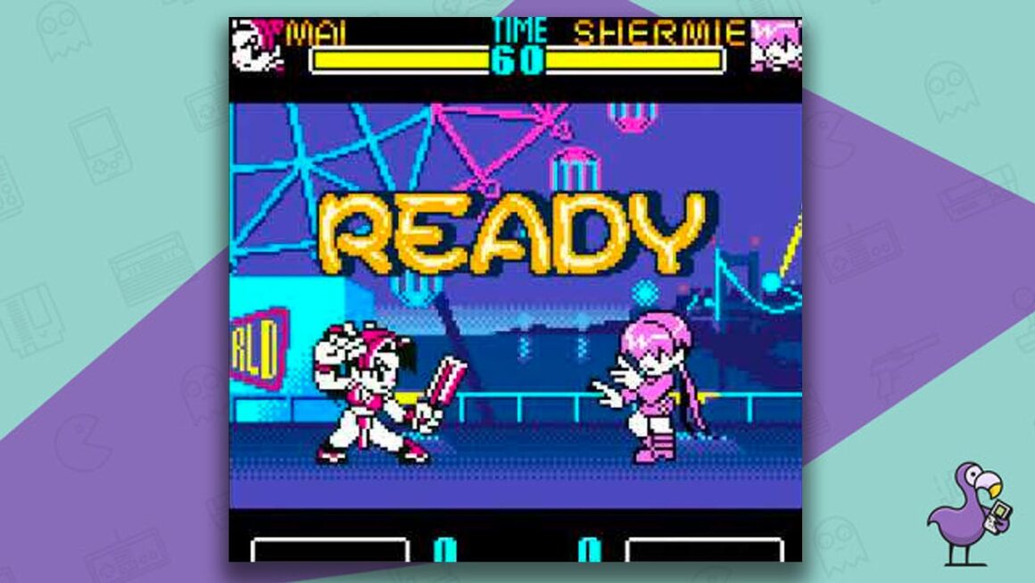 Los mejores juegos de bolsillo de Neo Geo: portada del juego SNK Gals 'Fighters