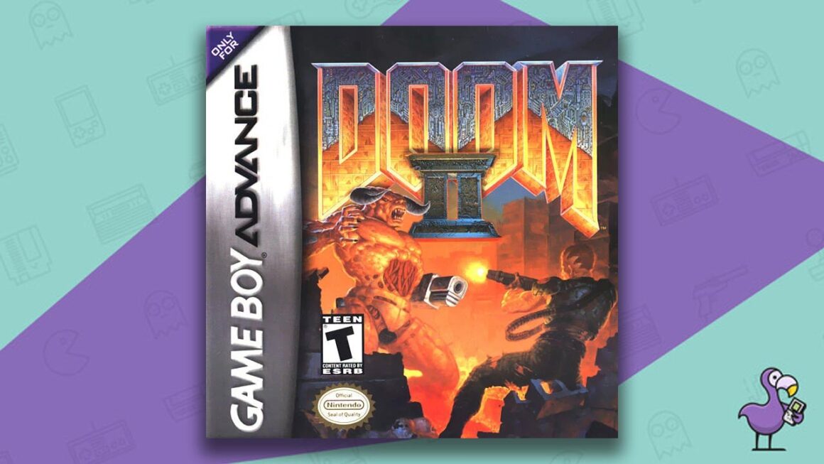 Los mejores juegos de Doom - Doom II: Hell on Earth game case Game boy Advance