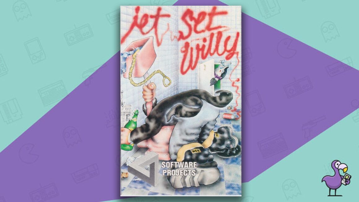 Los mejores juegos de ZX Spectrum - Arte de portada de Jet Set Willy Game Case