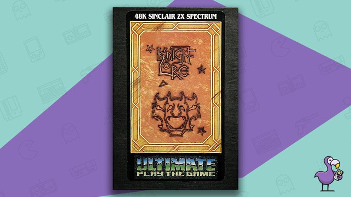 Los mejores juegos de ZX Spectrum: arte de portada de Knight Lore Game Case