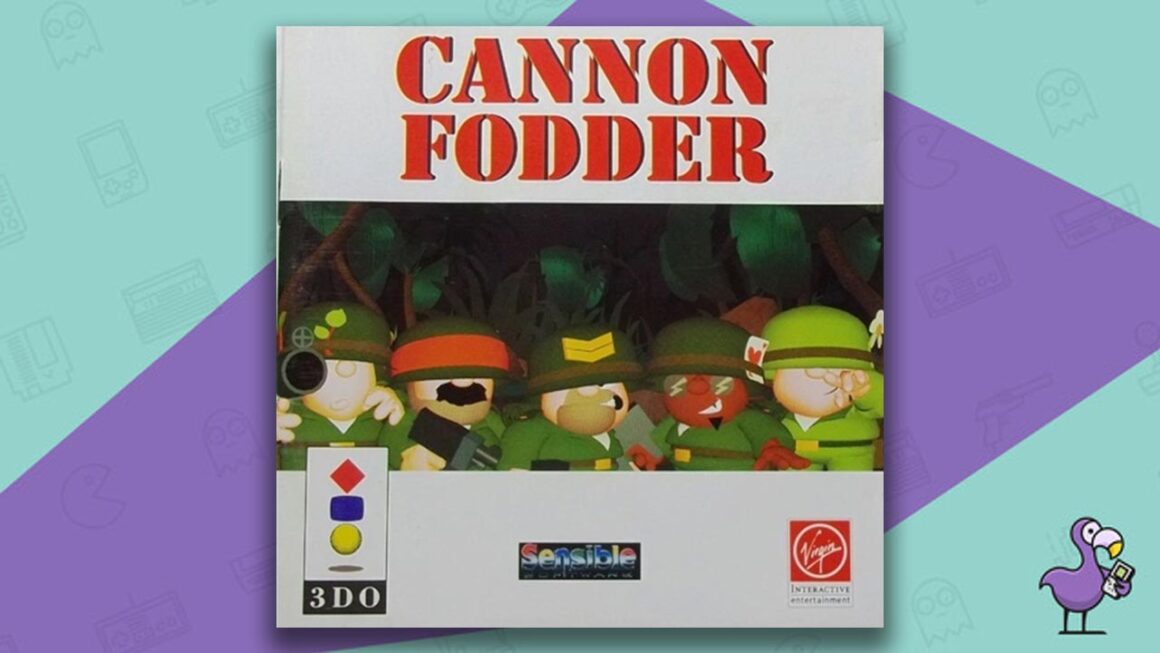 Los mejores juegos 3DO - Estuche de juego Cannon Fodder
