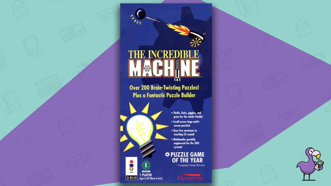 Los mejores juegos de 3DO: la caja del juego The Incredible Machine