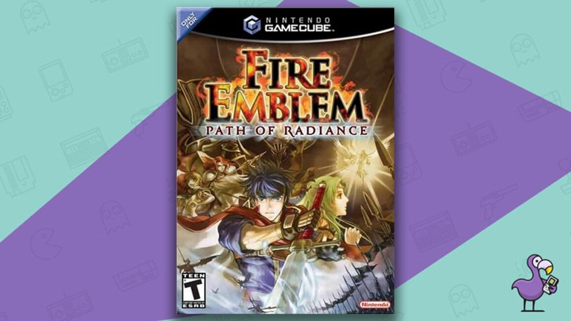 Los mejores juegos de rol de Gamecube: Fire Emblem: Path of Radiance Estuche para juegos de Nintendo GameCube