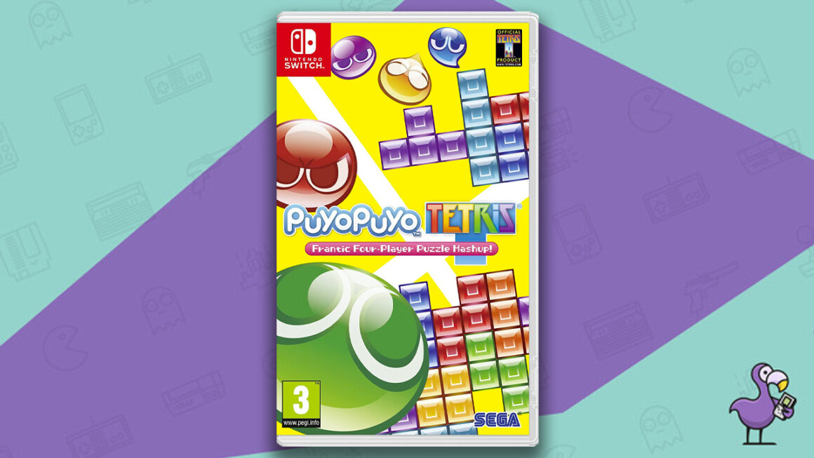 Los mejores juegos de Tetris - Puyo Puyp Tetris Nintendo Switch Game Case