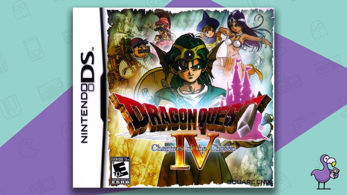 Los mejores juegos de Dragon Quest - Dragon Quest IV: Chapters Of The Chosen Nintendo DS Game Case
