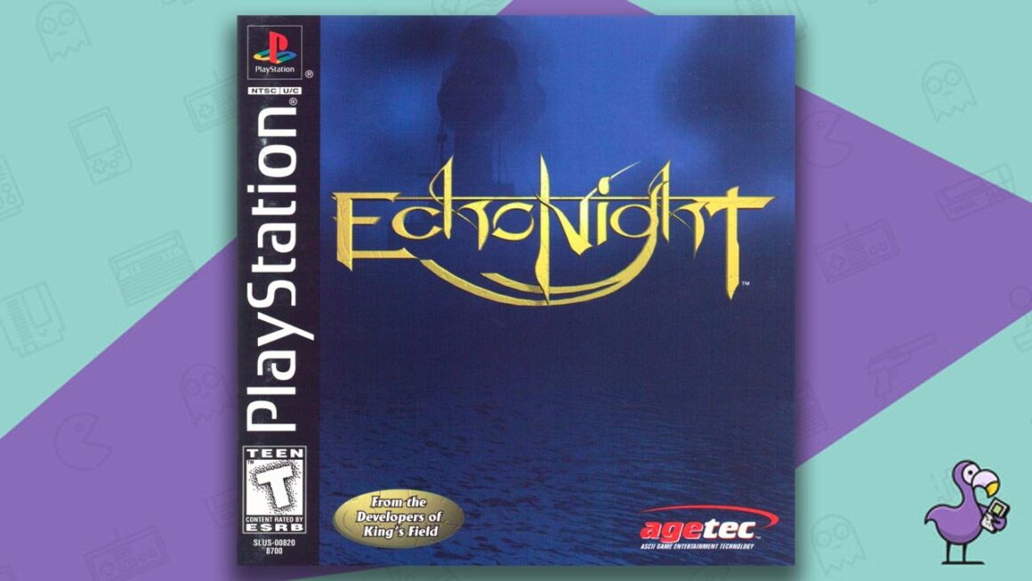 Los mejores juegos de terror de PS1 de todos los tiempos: portada de la caja del juego Echo Night