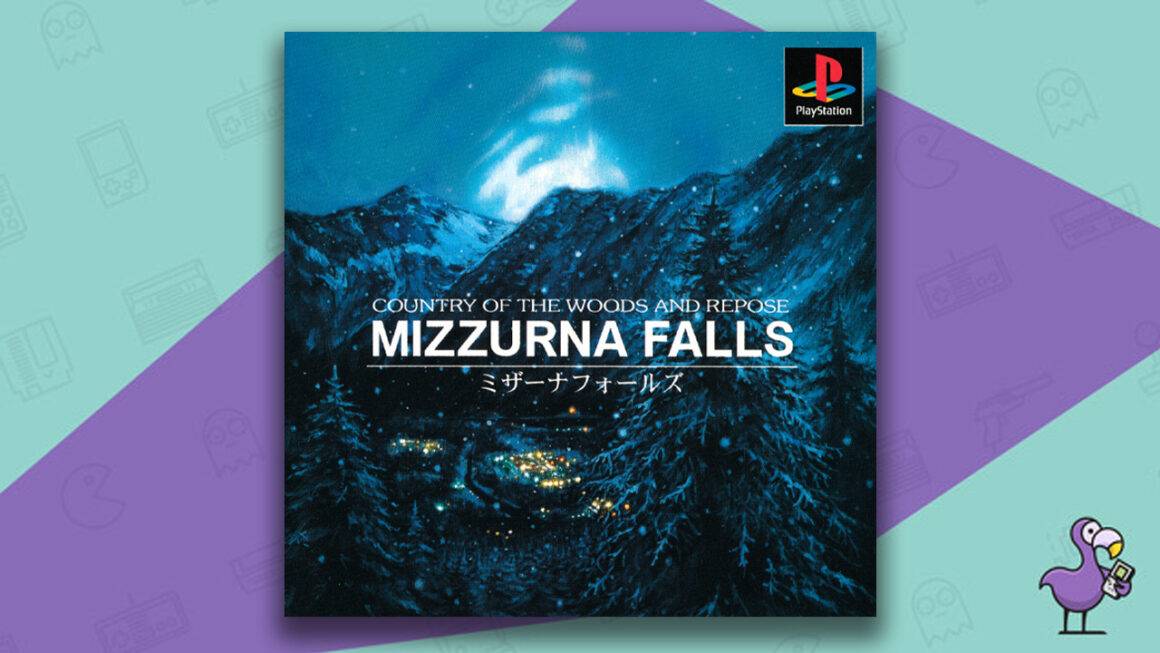 mejores juegos de terror de PS1 - Estuche de juego Mizzurna Falls
