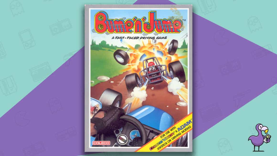 Los mejores juegos de Colecovision: portada del juego Bump n Jump