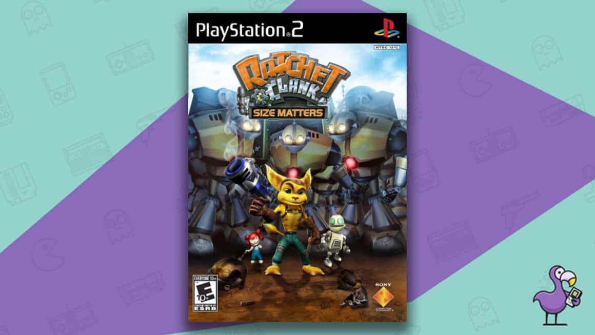 Los mejores juegos de Ratchet & Clank - Ratchet & Clank: El tamaño importa la caja del juego PS2