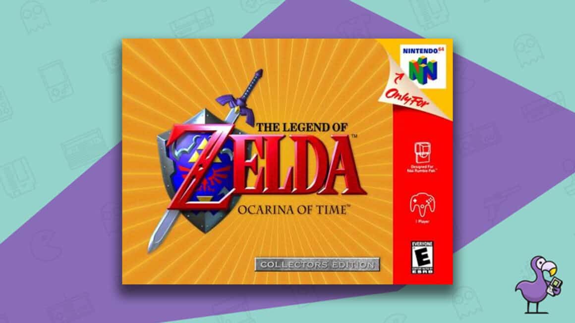 Juegos raros N64 - The Legend of Zelda: Ocarina of Time Collectors Edition estuche de juego 