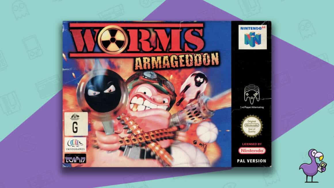 Juegos raros N64 - Worms: Caja del juego Armageddon
