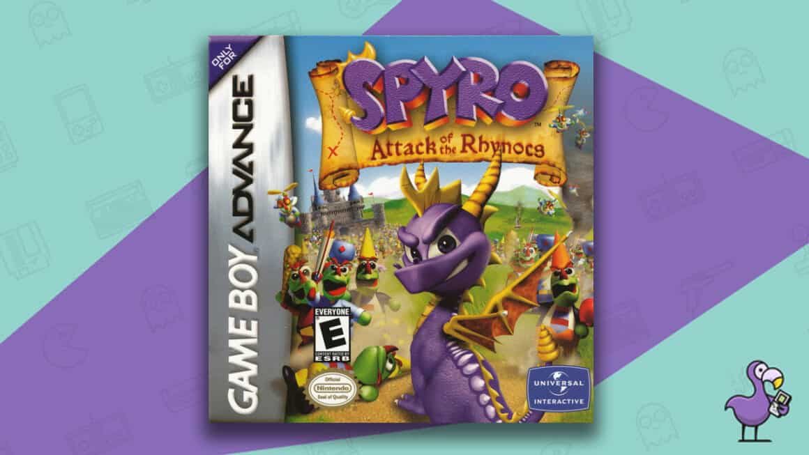 Los mejores juegos de Spyro - Estuche del juego Spyro: Attack of the Rhynocs