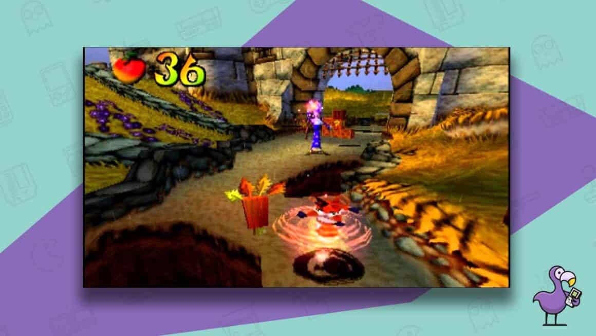 juego deformado de crash bandicoot