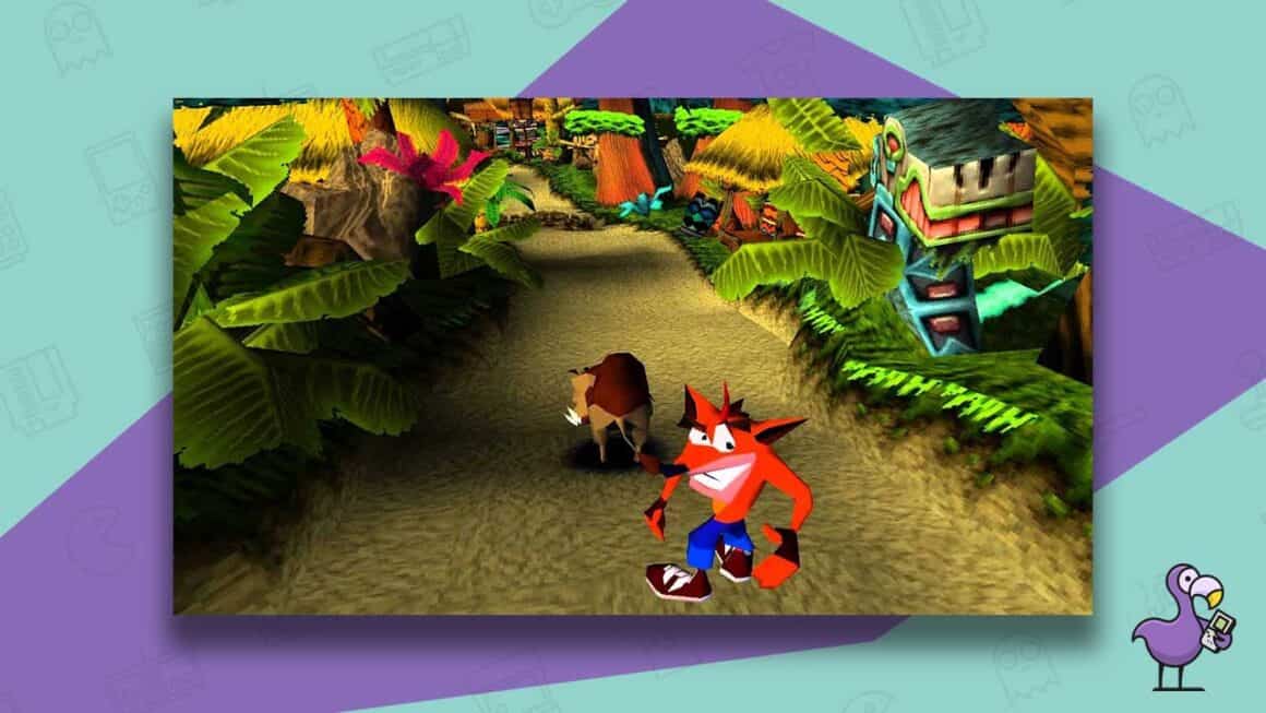 jugabilidad de crash bandicoot 1996