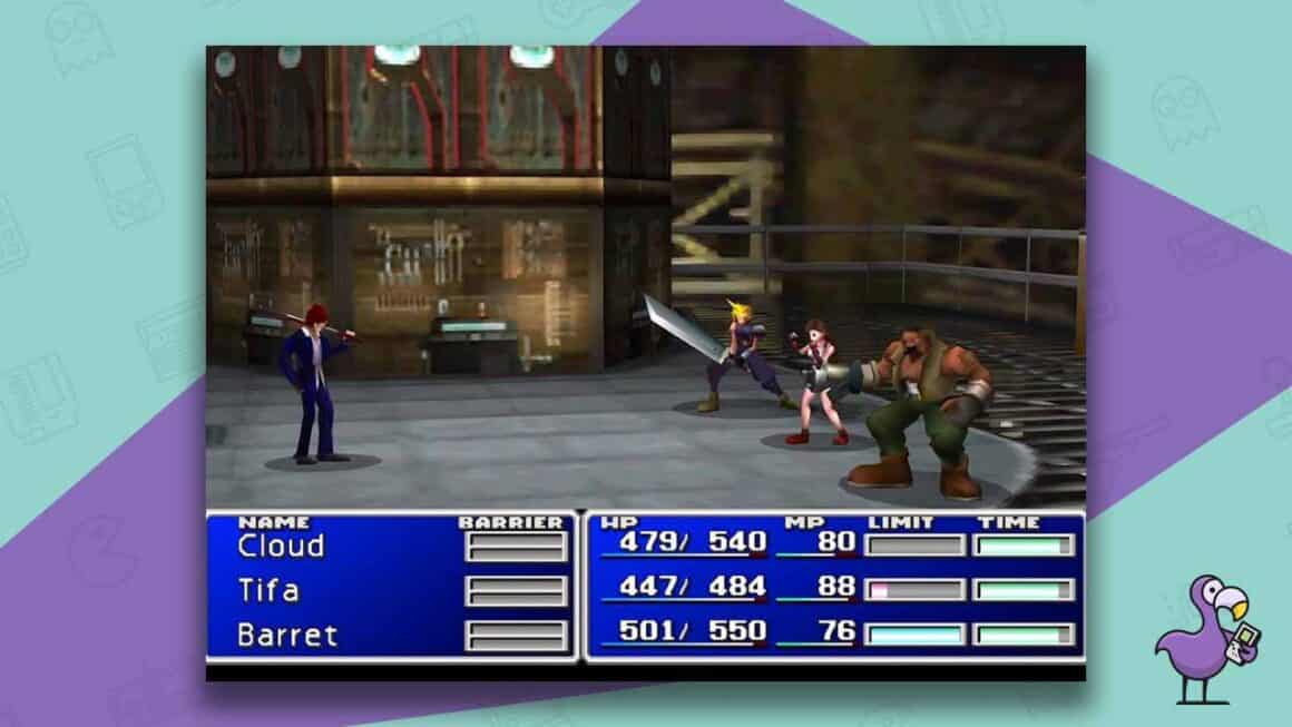 jugabilidad de final fantasy vii ps1