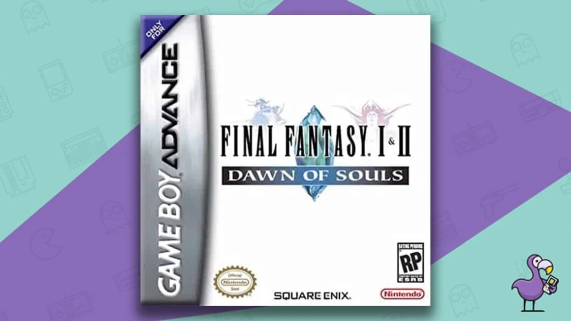 Los mejores juegos de rol de GBA: portada del juego Final Fantasy 1 y 2 Dawn of Souls