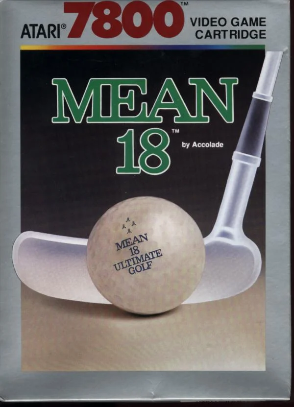 mejores juegos de Atari 7800 - Portada de Mean 18