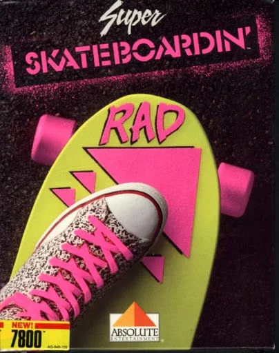 mejores juegos de Atari 7800 - Portada de Super Skateboardin' 