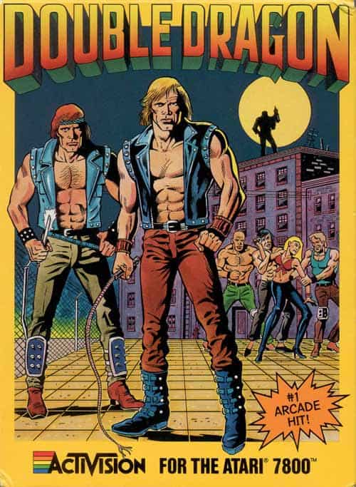 mejores juegos de Atari 7800 - portada de Double Dragon
