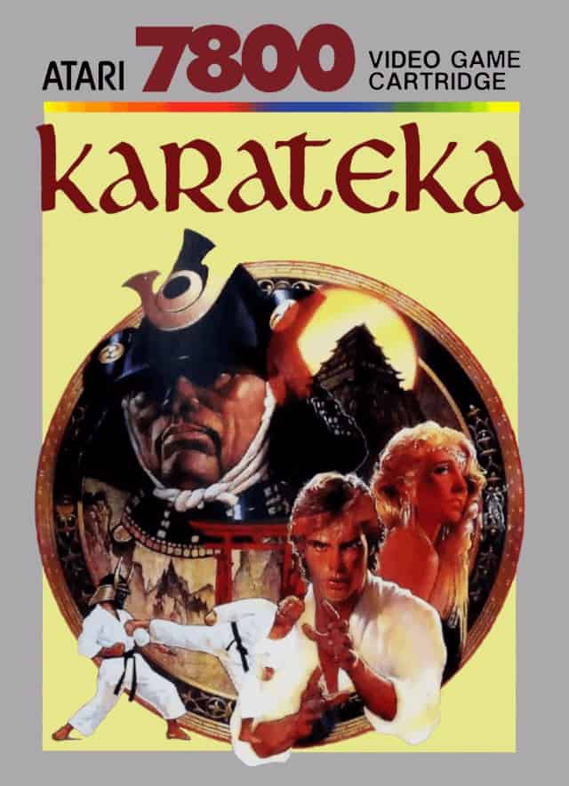 mejores juegos de Atari 7800 - Portada Karateka