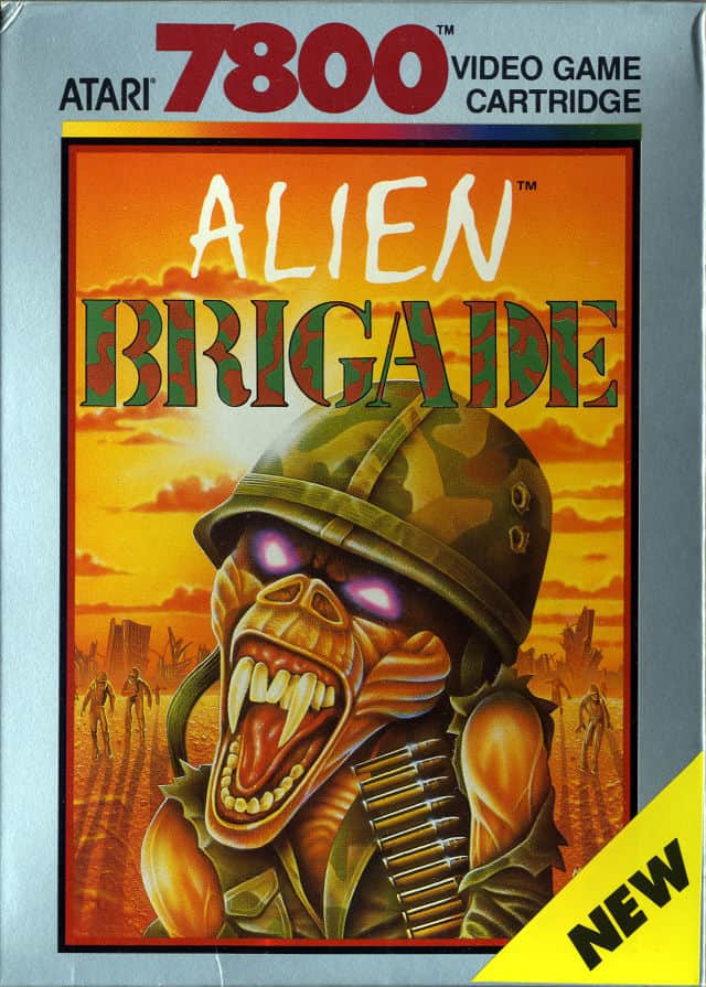 mejores juegos de Atari 7800 - portada de Alien Brigade