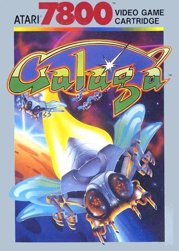 mejores juegos de Atari 7800 - Portada de Galaga