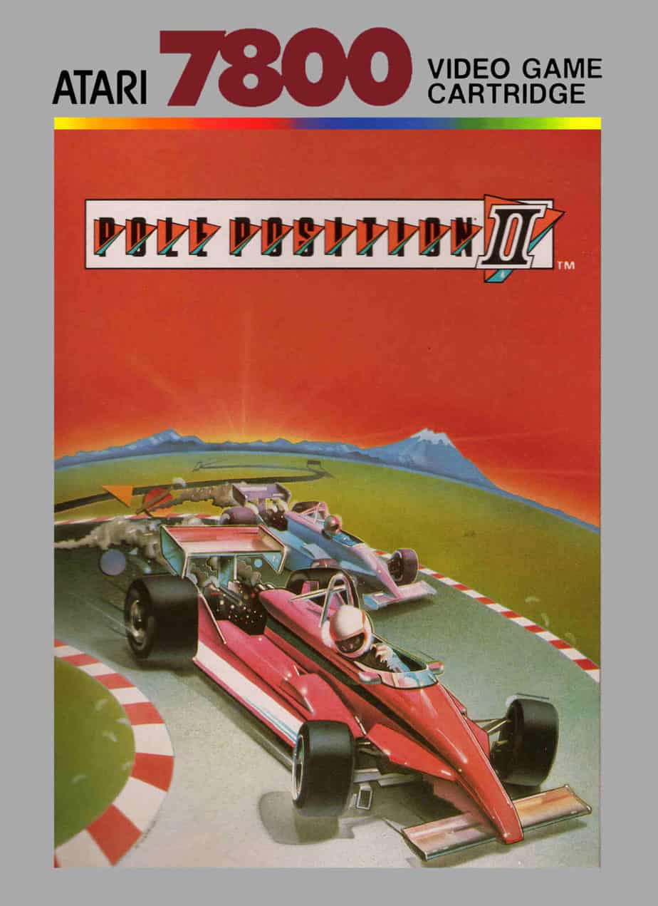 mejores juegos de Atari 7800 - Portada de Pole Position II