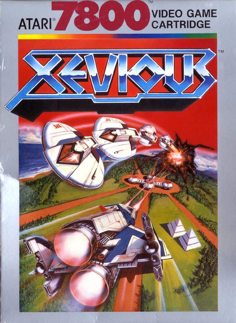 mejores juegos de Atari 7800 - Portada de Xevious