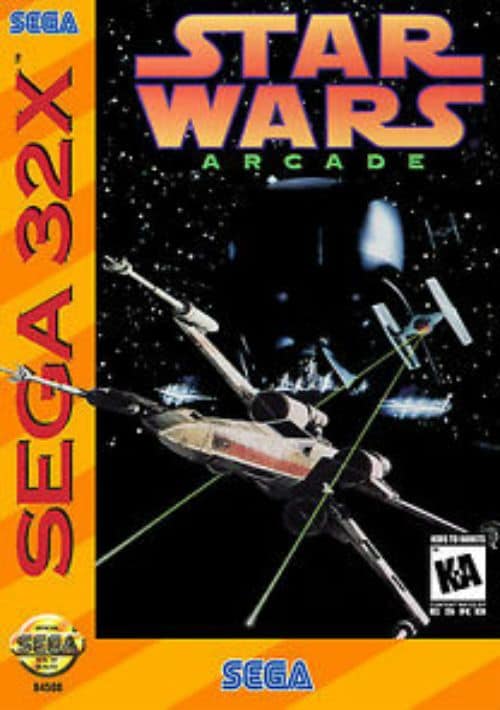 Los mejores juegos de 32X: portada de Star Wars Arcade