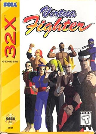 Los mejores juegos de 32X: portada de Virtua fighter