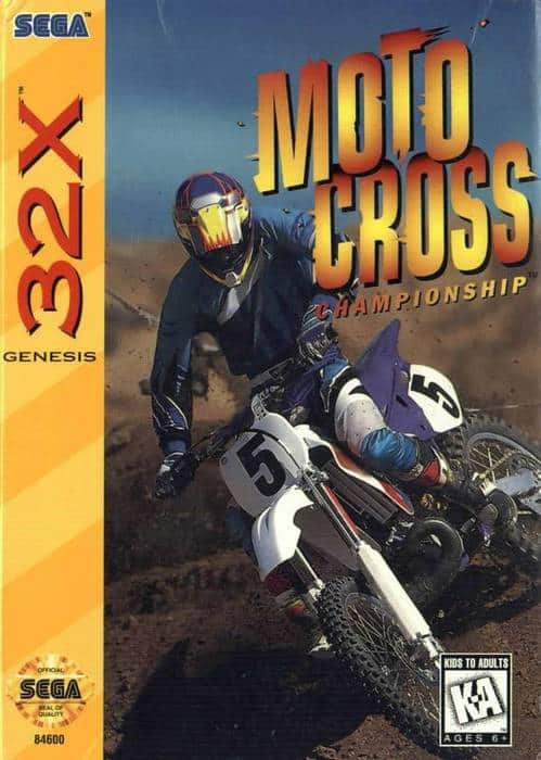 Los mejores juegos de 32X: portada del Campeonato de Motocross