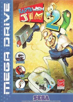 Los mejores juegos de los 90 - Earthworm Jim 2 Mega Drive